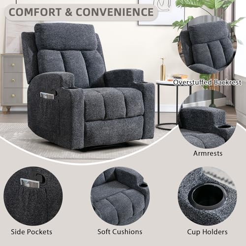 Sillón Manual Plegable Gris Oscuro miniatura 5
