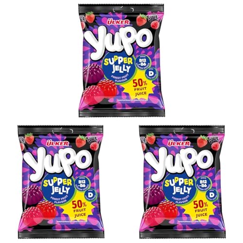 Ülker Yupo Supper Jelly B&D Vitaminli Jelly 64 gr 3lü paket