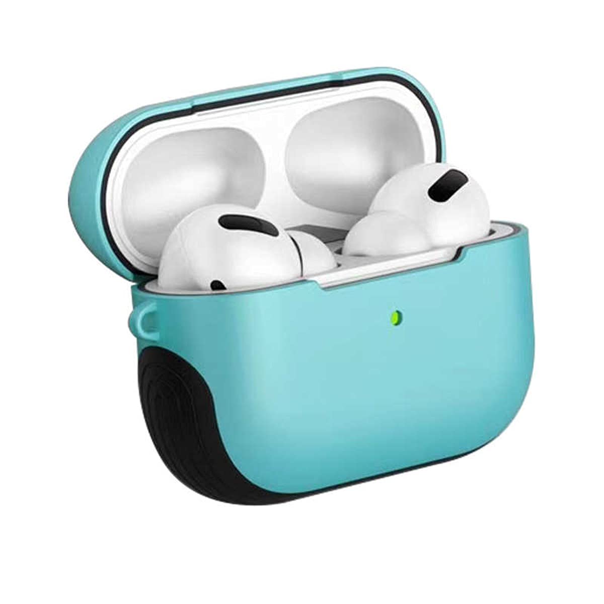 Zore Apple ile uyumlu Airpods Pro Kılıf Shockproof Silikon Turkuaz