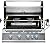 Napoleon Built-In 700 Series 32-inch Natural Gas Grill Head with Infrared Rear Burner - BIG32RBNSS-1-4 Main Burners, Infrared Rear Burner, Stainless Steel, Included Rotisserie Kit