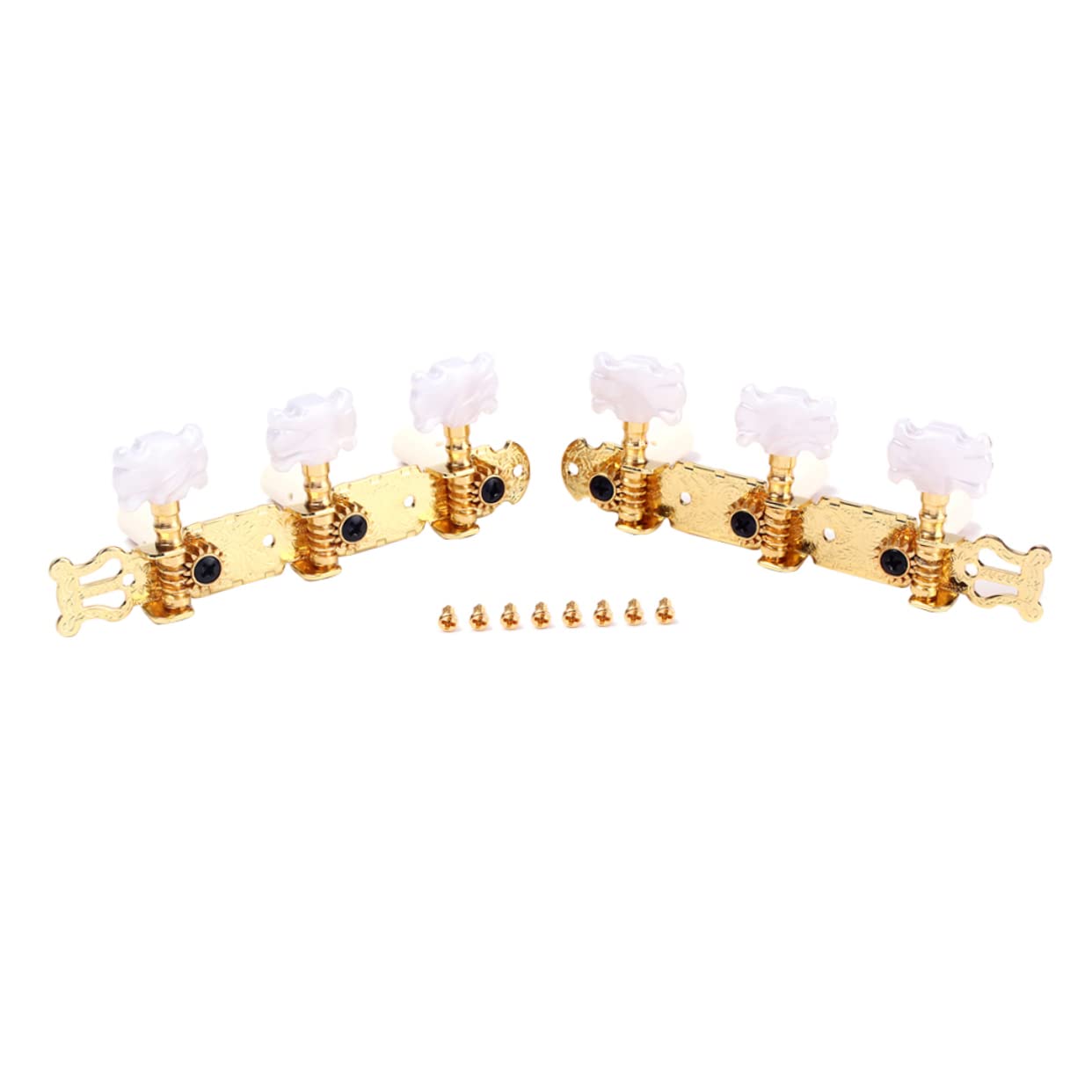 Toyvian 3paia Tuning Pegs Per Chitarra Con Testa Fiori Meccaniche Per Accordatore Per Chitarra e Acustica