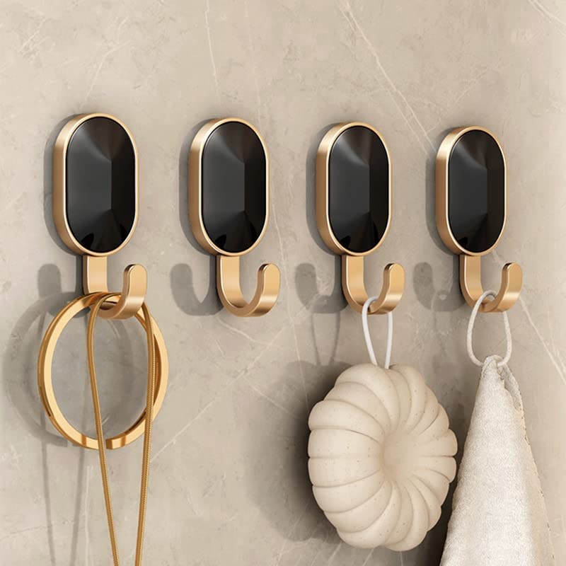 Ganchos for ropa, gancho de pared Gancho multifuncional Gancho de carga fuerte sin perforaciones Gancho for colgar en la puerta de viscosa Gancho adhesivo sin rastro Gancho de pared (Color : Sapphire