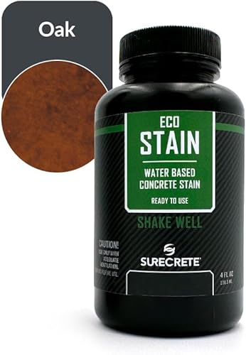 Miniatura 2 de Surecrete Eco Stain - Tinte a base de agua para hormigón, probador de 4 onzas, roble