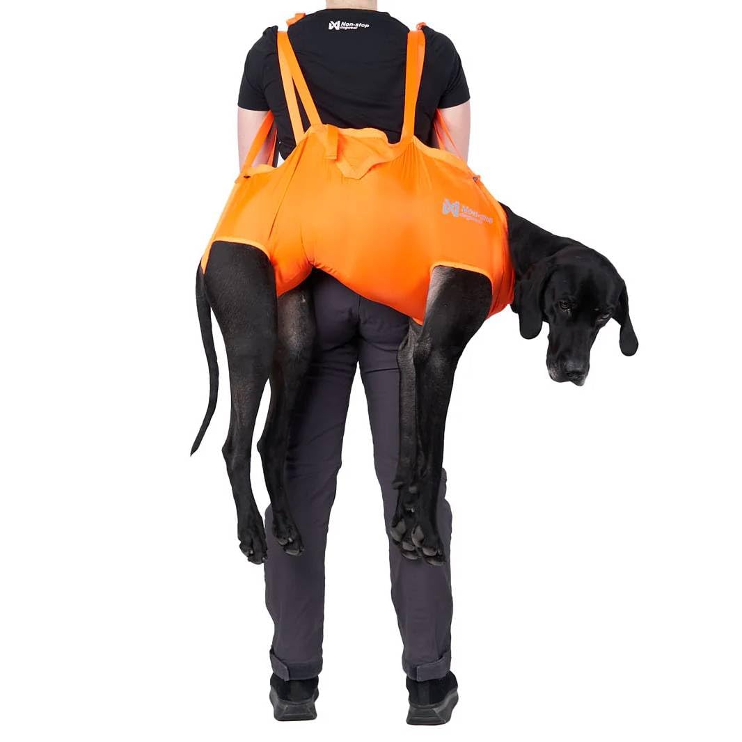 Non-Stop Dogwear Dog Rescue Sling, Orange - L