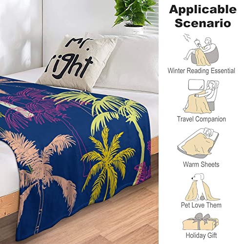 Couverture polaire couleur cocotier flanelle légère et décorative pour lit