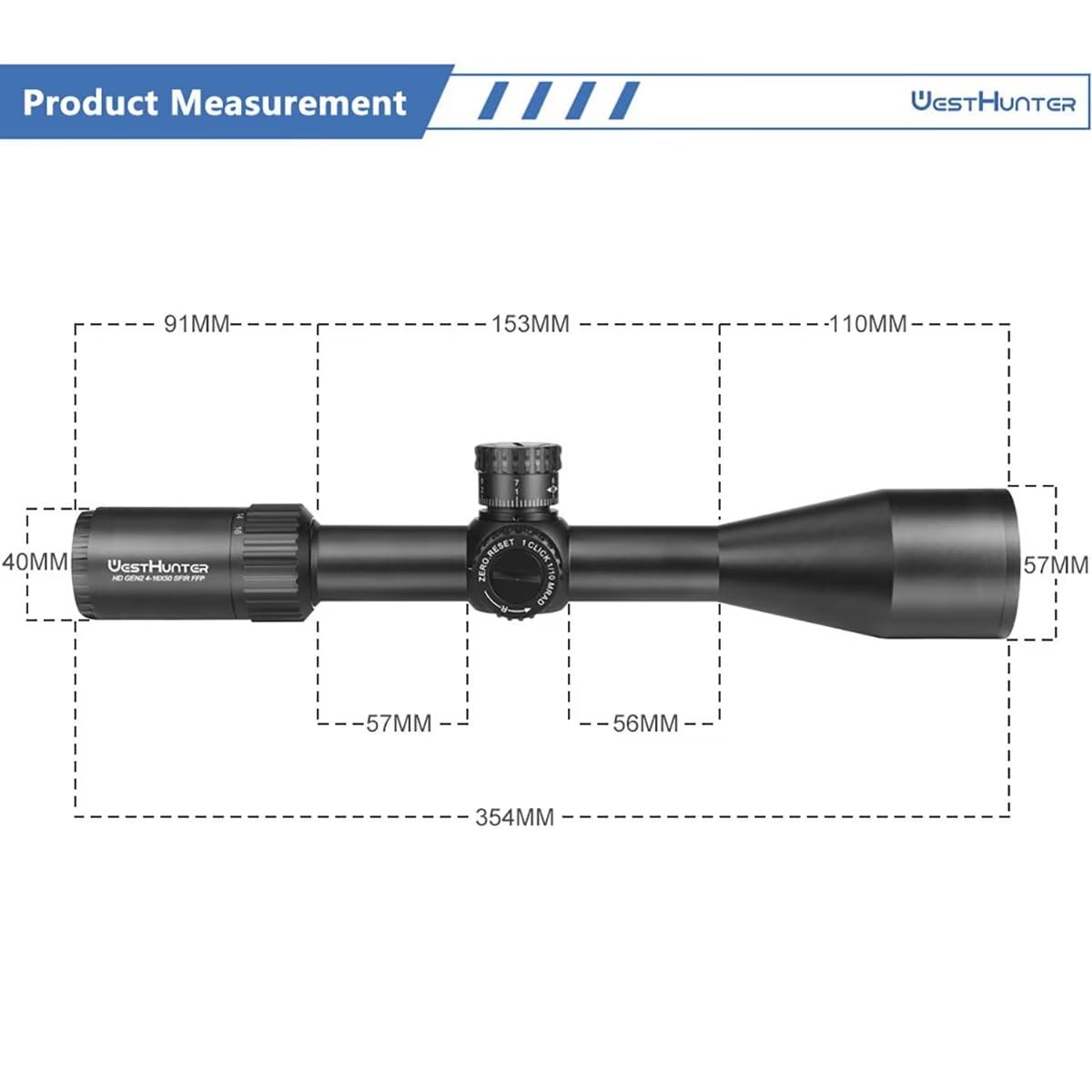 Amazon.co.jp: WestHunter Optics HD GEN2 SFIR FFP