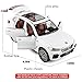BDTCTK 1:32 Comapatible for X5 SUV Model Car Toy, Zinc Alloy Pull Back Toy car with Sound and Light for Kids Boy Girl Gift(White)