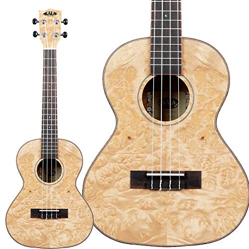 KALA カラ ウクレレ Exotic Burl Series サイプレスボディ テナー KA-CARA-BUR-T Salted Caramel (ケース付属) 【国内正規品】