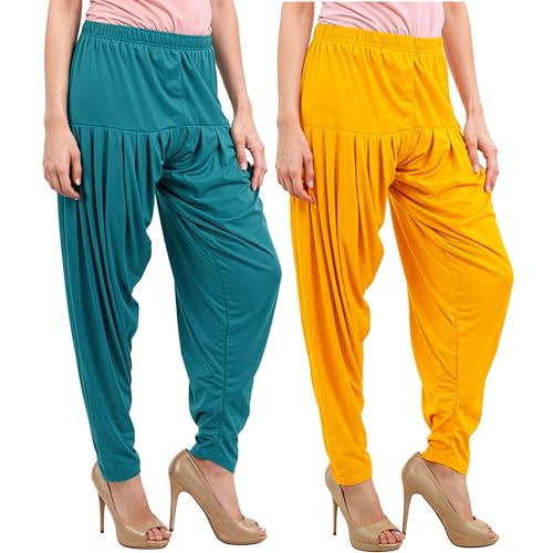 Image of Buy That Trendz Patiala Salwar for Women Relaxed Fit Viscose Patiyala Salwar Harem Bottom Pants