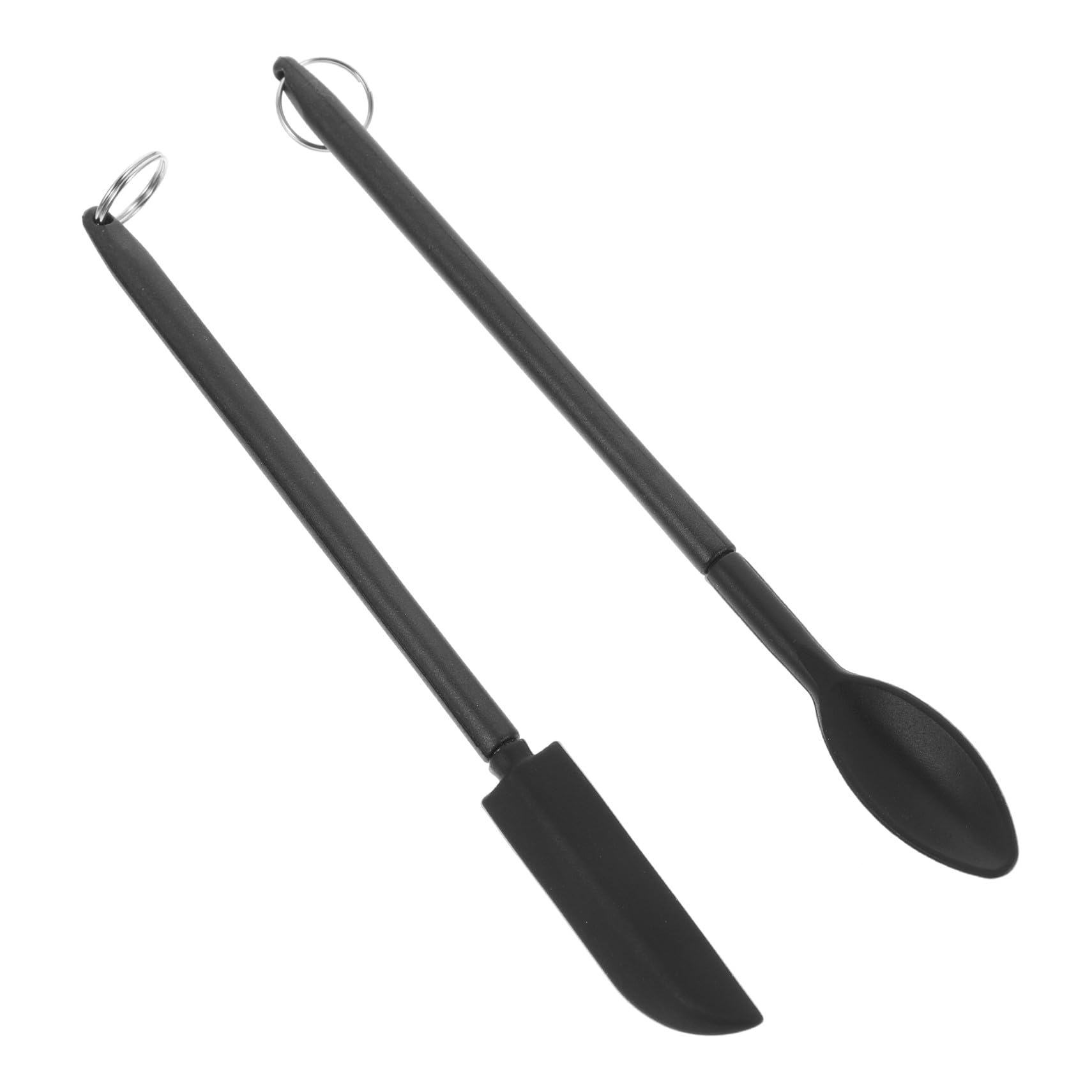 1Ensemble Set de Spatules Silicone Mini Scoop Cosmétique avec Poignée Ergonomique Ustensiles de Cuisine Multi Usage pour Maquillage et Pâtisserie pour Restaurants Cafés