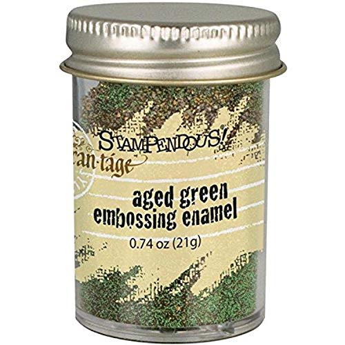 Stampendous Frantage Embossing Enamels, Aged Green Color