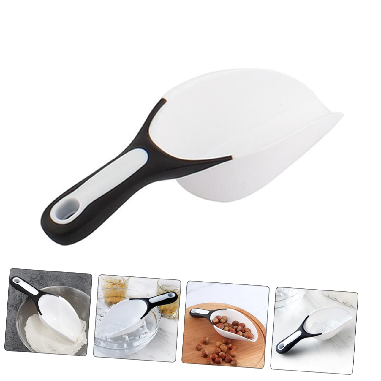 Porte-Cuillère à Glace En Acrylique - Lot De 2 | Support Pour Machine à Glaçons, Design Moderne