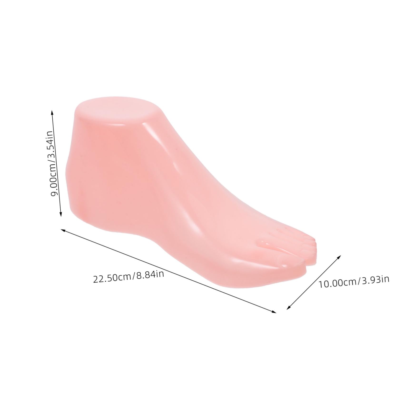 CIYODO Shoe Sock Model Display Stand Foot Mannequin Space-Saving Foot Model for Socks