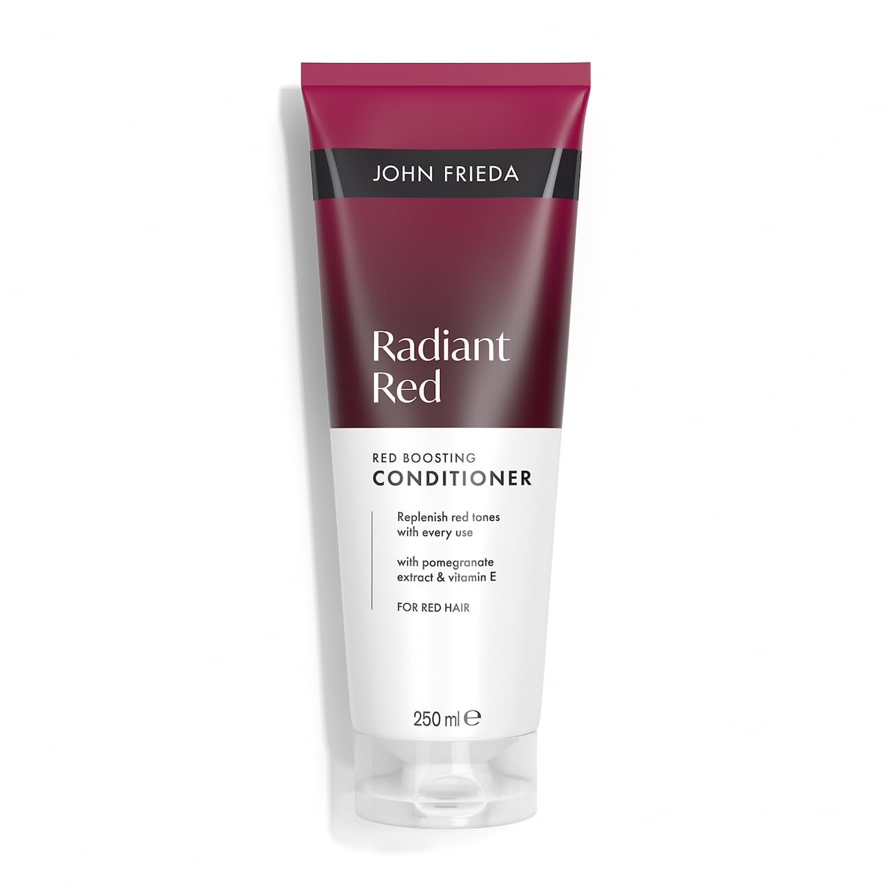 John Frieda Radiant Red Red Boosting Conditioner 250ml. Colour Depositing Care for Colour-Treated Hair and Vibrant Shine