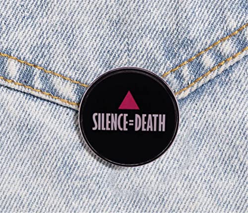 Image of Silence equals death Enamel Pin Brooches Metal Brooch Pins Badge Collar Jewelry Lapel Pin