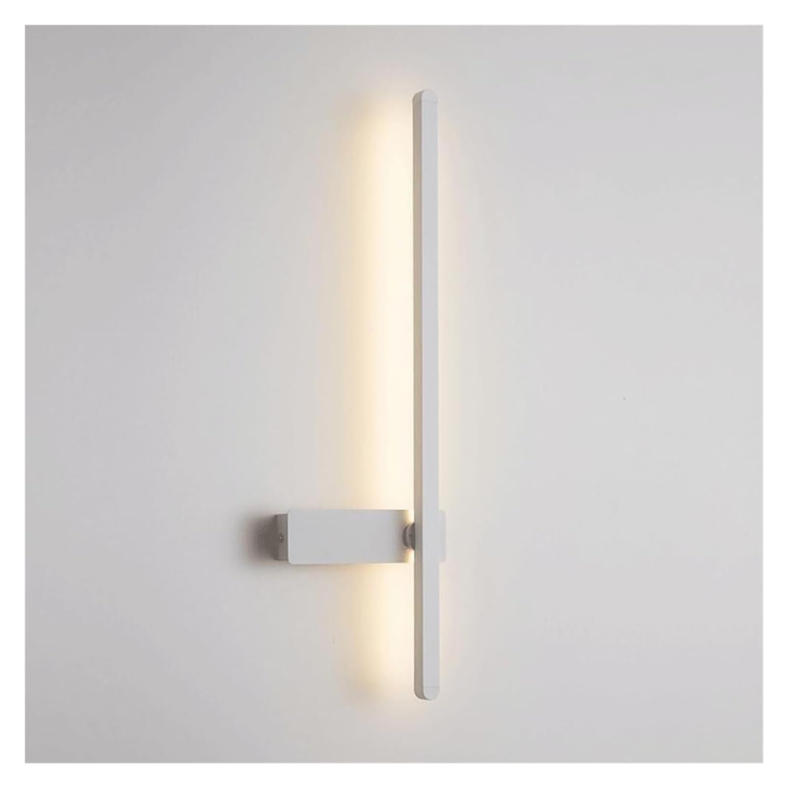 VDOQTLJT Linear LED Wall Lamp Long Strip Sconce Modern Simple Aluminum Light Indoor Bedside Decoration Lantern Lamps sconces(Bianco,60CM)