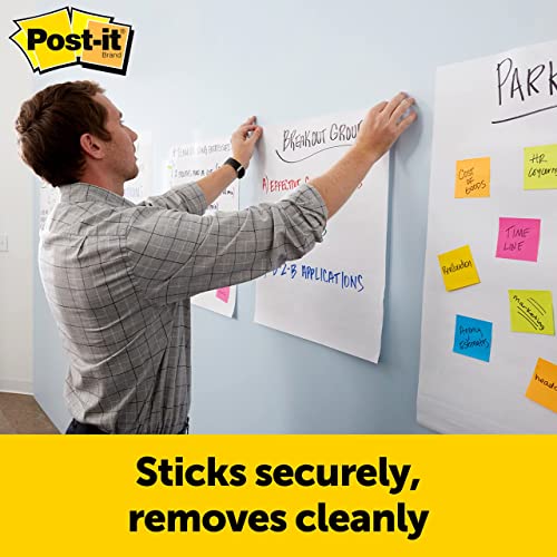 Post-It Super Sticky Mini Easel Pad, 15 X 18 Inches, 20 Sheets/Pad, 6 Pads, White Premium Self Stick Flip Chart Paper, Great For Virtual Teachers And Students (577Ss) #TOP4