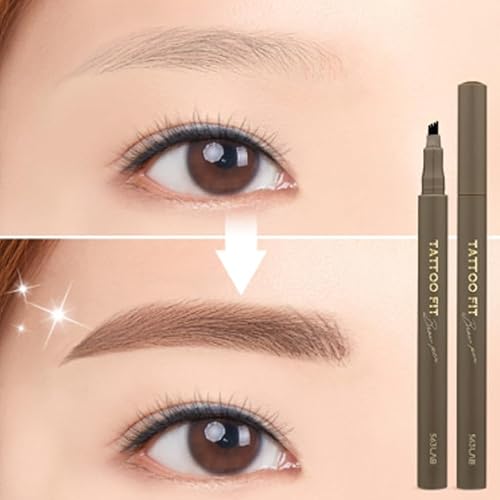 Miniatura 3 de 563 Lab Tattoo Fit Pluma de cejas Lápiz de cejas Tatuaje Ceja (gris negro)