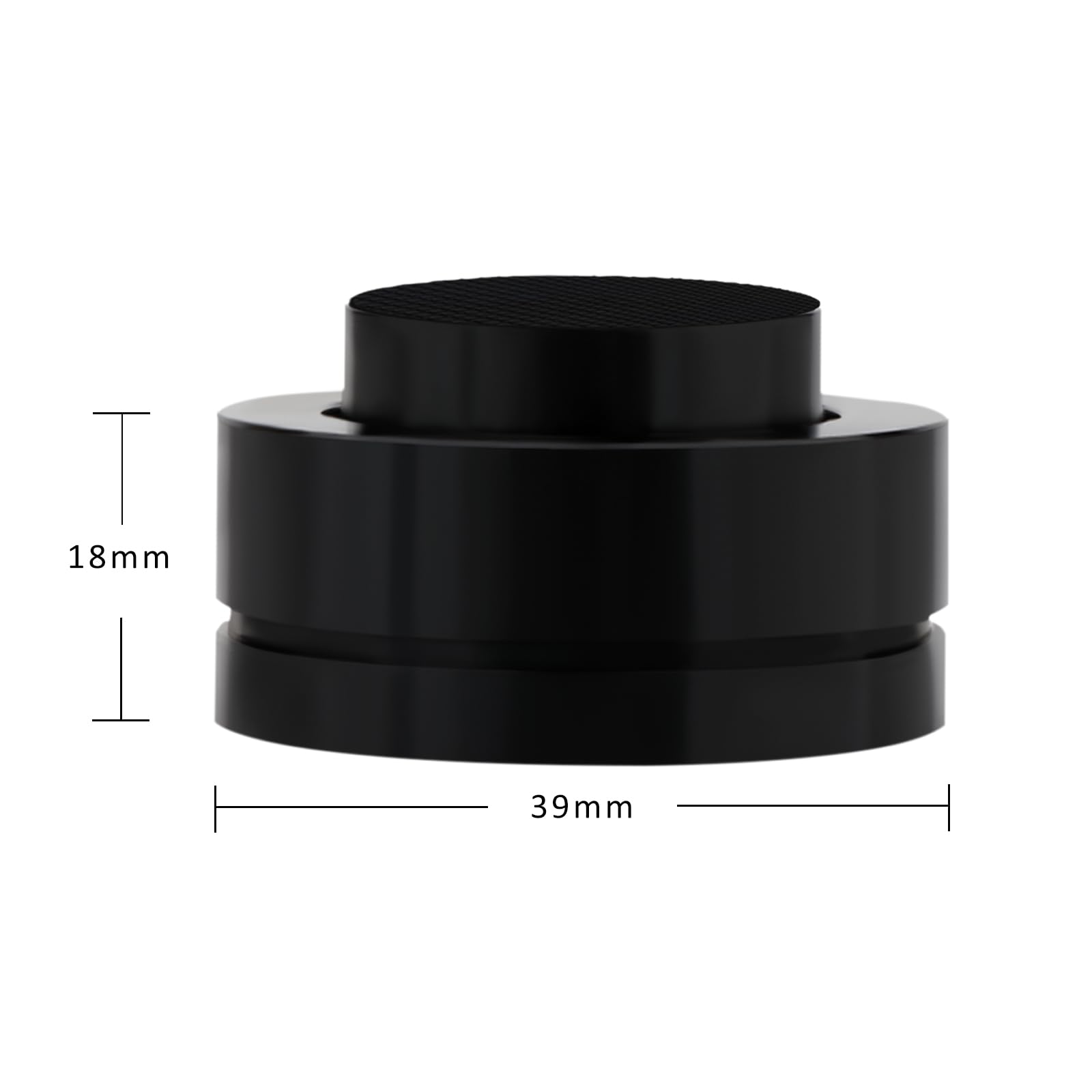 Preffair 4 Pcs Turntable Anti-Vibration Isolation Feet Speaker Feet Isolators Subwoofer Shock Absorber Stand Speaker Cone Pads with Ceramic Beads for DAC Recorder, HiFi Amplifier (Aluminum Alloy)