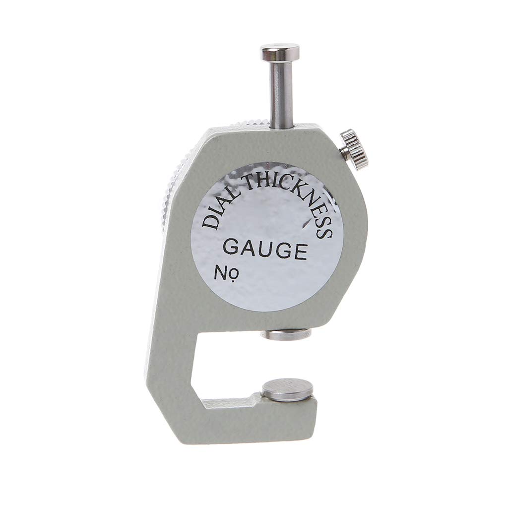 Dial Thickness Gauge 10 20 mm Pelle spessore carta metro tester precisione 0,1 mm