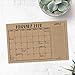 Rustic 2020-2021 Large Monthly Desk or Wall Calendar Planner, Big Giant Planning Blotter Pad, 18 Month Academic Desktop, Hanging 2-Year Date Notepad Teacher, Mom Family Home Business Office 11x17