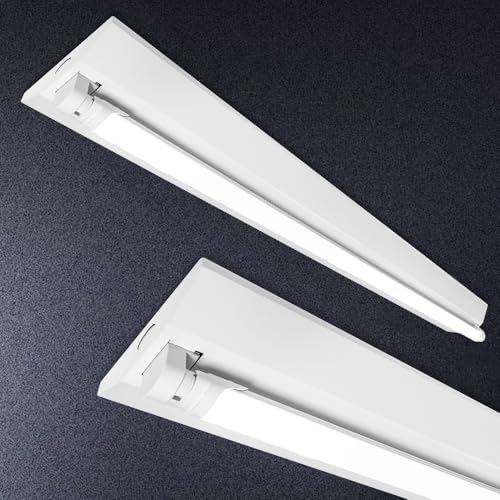 逆富士型 LED蛍光灯器具 40W形 1灯式 高輝度18W3600LM ランプ1本付 ベースライト 照明器具 内部配線工事不要 両側給電 省エネ 長寿命 PSE認証済み 210°広角照射 昼光色 昼白色 白色 電球色 選択可 高演色性 防虫仕様 天井直付型