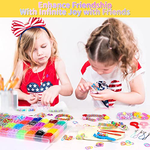 Kit Braccialetti Fai da Te Bambina 2300+ Kit per