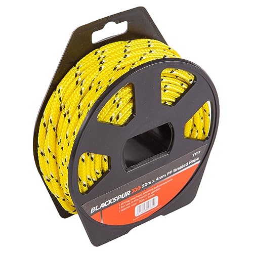 Blackspur BB-TT117 20m*4mm Polypropylene Braided Rope on Reel