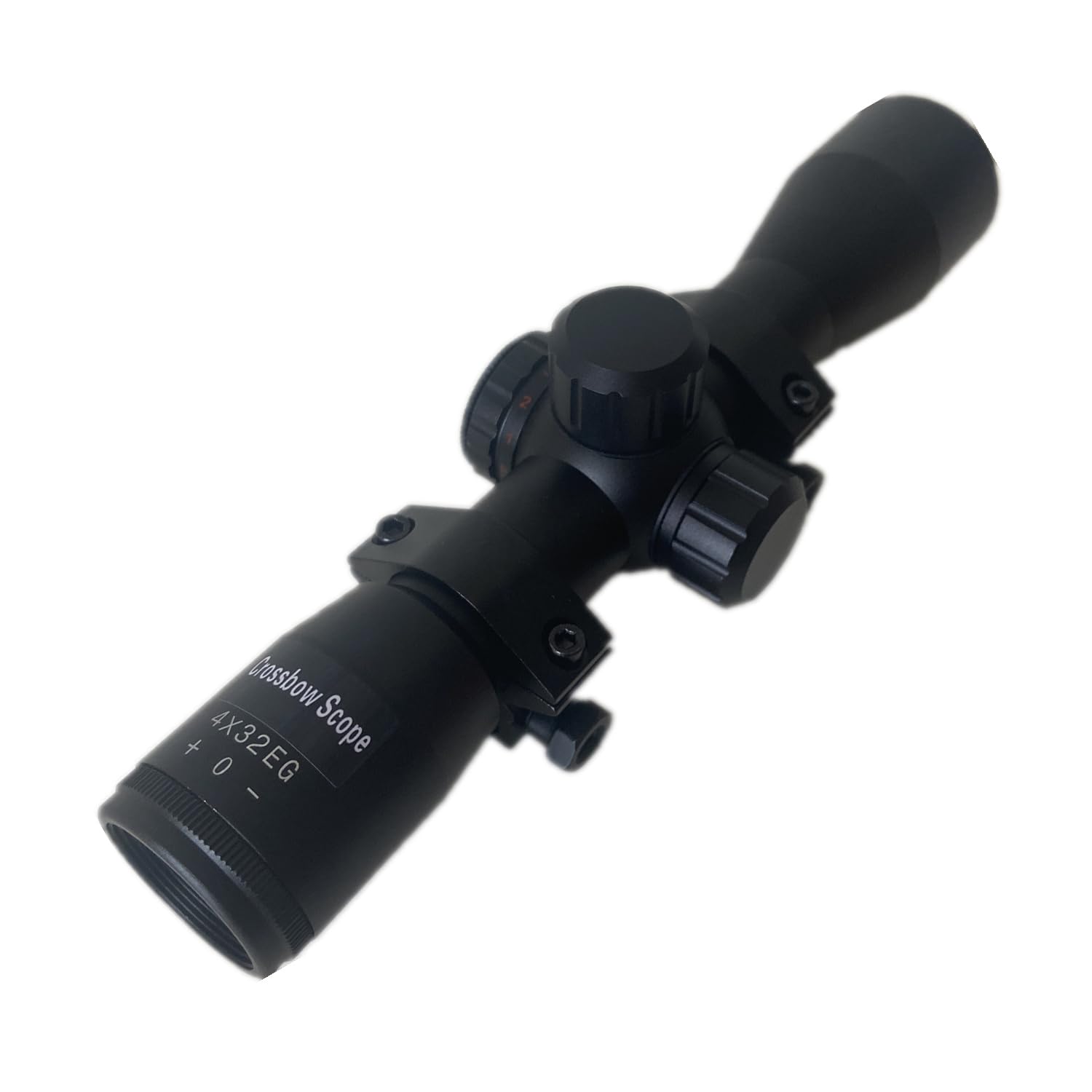 MYEBONG 4x32 Crossbow Scope, Archery Aiming Scope with Red and Green Glass Etched Crosshair, Illuminated Type for Hunting