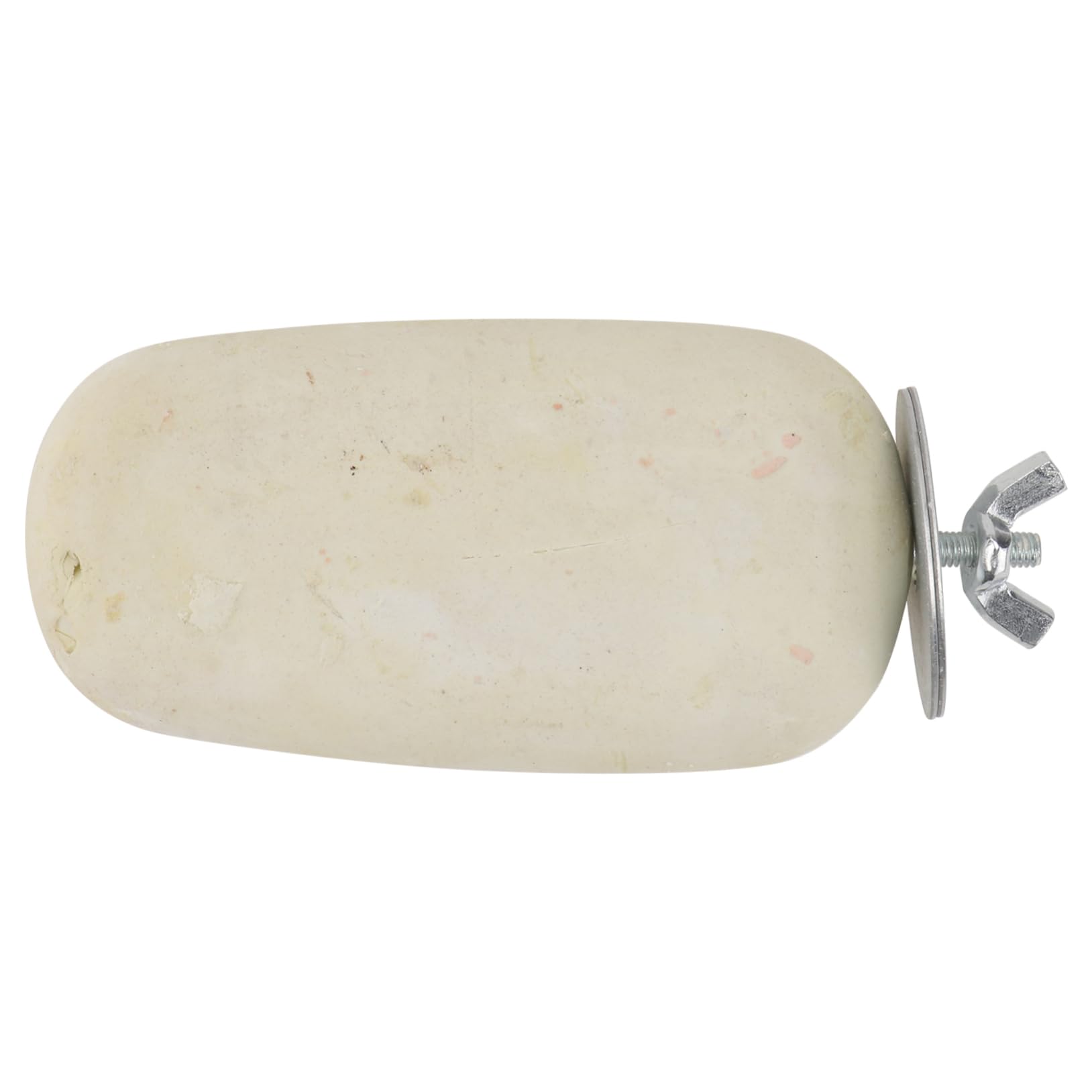 Garneck 1pc Bird Teeth Grinding Stone Bird Shredding Parrot Squirrels Grinder Board Chew Mouth Stand Hamster Stuff Molar Stone for Birds Stones Rodent Stainless Steel Yellow