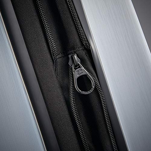 Image of American Tourister Moonlight Hardside Expandable Luggage with Spinner Wheels, Silver, 3-Piece Set (21 /24 /28)
