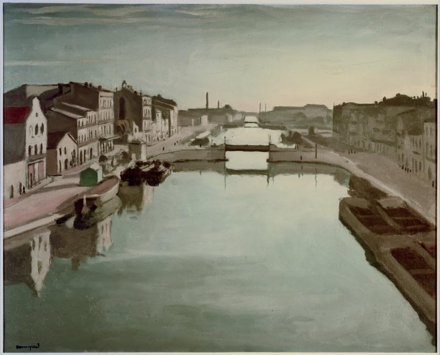 Art mural Port de Sète par Albert Marquet : un voyage vintage à suspendre