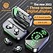 DCBCODGAL Wireless Earbuds,Wireless Heasphone, Bluetooth 5.4 Mini Earphone Headphones IPX7 Waterproof,20 Hours Playing Time,Touch Control HiFi Digital LED Display Charging Case for Smart Phone
