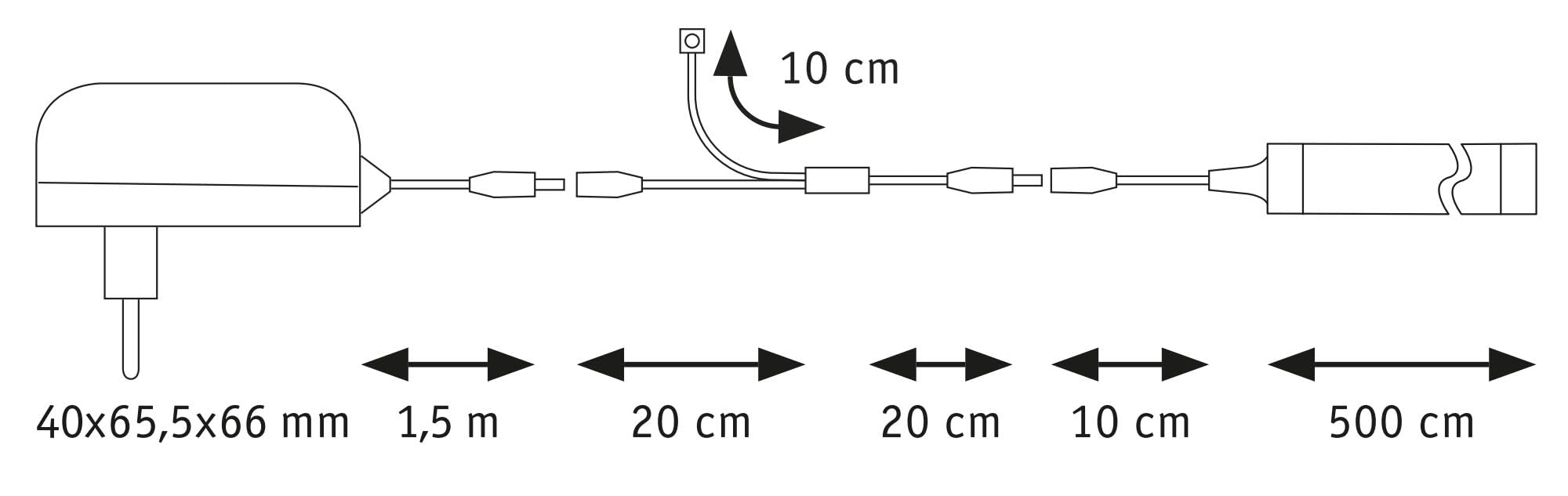 Paulmann SimpLED LED Strip Delta Komplettset 5m beschichtet 18W 660lm/m 3000K 79568