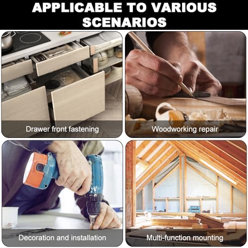 GmeDhc 4 Stücks Schraubklemme Klein, Verstellbarer Tischklemme mit Anti-Rutsch-Pad, c Klemme für Schubladen, Schränke