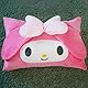 AMZROMI Kawaii Kissenbezug, Baumwolle, niedlicher Plüsch-Kissenbezug, Anime-Kissenbezug, dekorativ für Schlafsaal, 6242 cm (Rosa)