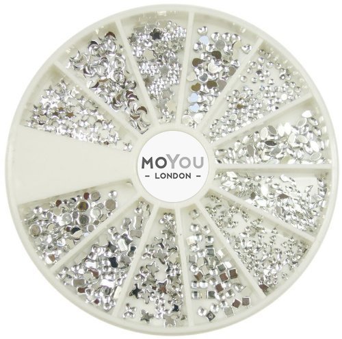 CyberStyle(TM) Rhinestone Pack of 1200 Crystal Premium Quality Gemstones in 12 different shapes and sizes, beauty access