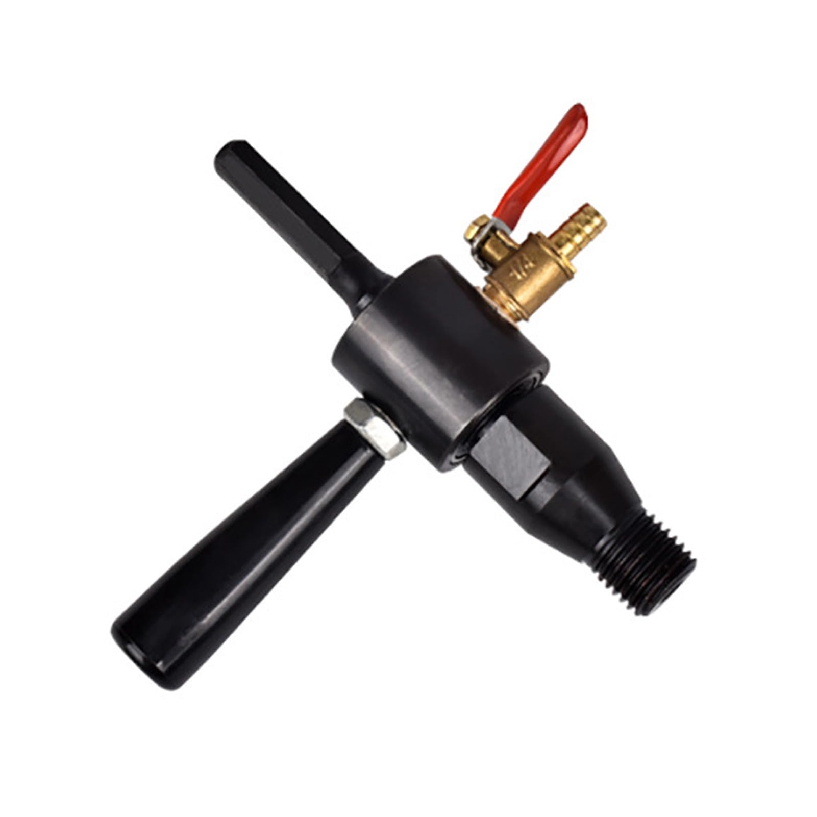 Respicefinem Electric Hammer Water Injector Connecting Rod Water Adding Device Water Drilling Rig Conversion Head Connection Tool Electric Drill Turn Water Drill Tool Electric (Hexagonal Handle)