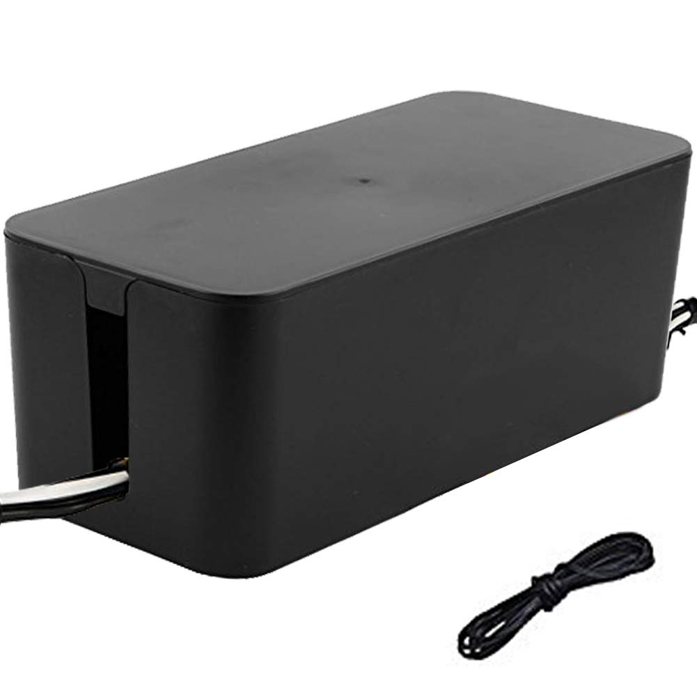 Cable Management Organizer Box, Large Storage Wires Concealer Holder