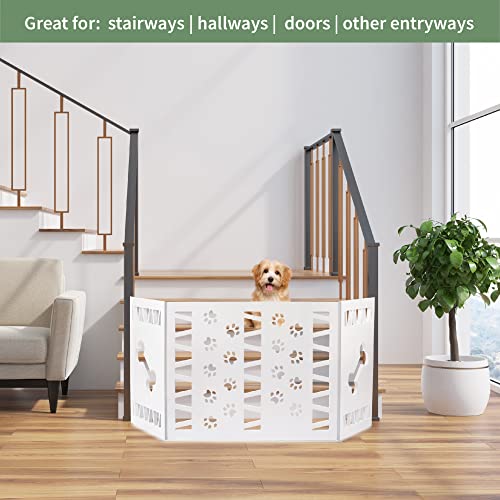 Free Standing Pet Gate | Pet Gate for Small Dogs | Free Standing Dog Gate for Stairs | Freestanding Dog Gates for Doorways | Freestanding Pet Gates for Dogs | Width 23.5-47 inch | Height 18.75 inch
