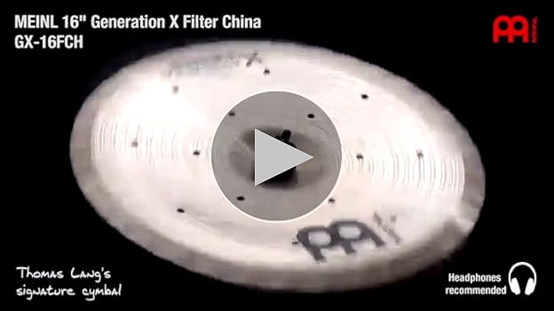 Amazon.com: Meinl Cymbals GX-16FCH Generation-X 16-Inch Filter