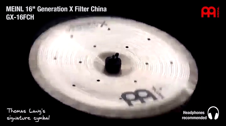 Amazon.com: Meinl Cymbals GX-16FCH Generation-X 16-Inch Filter