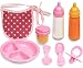 Click N' Play 8 Piece Baby Doll Feeding Set with Accessories.