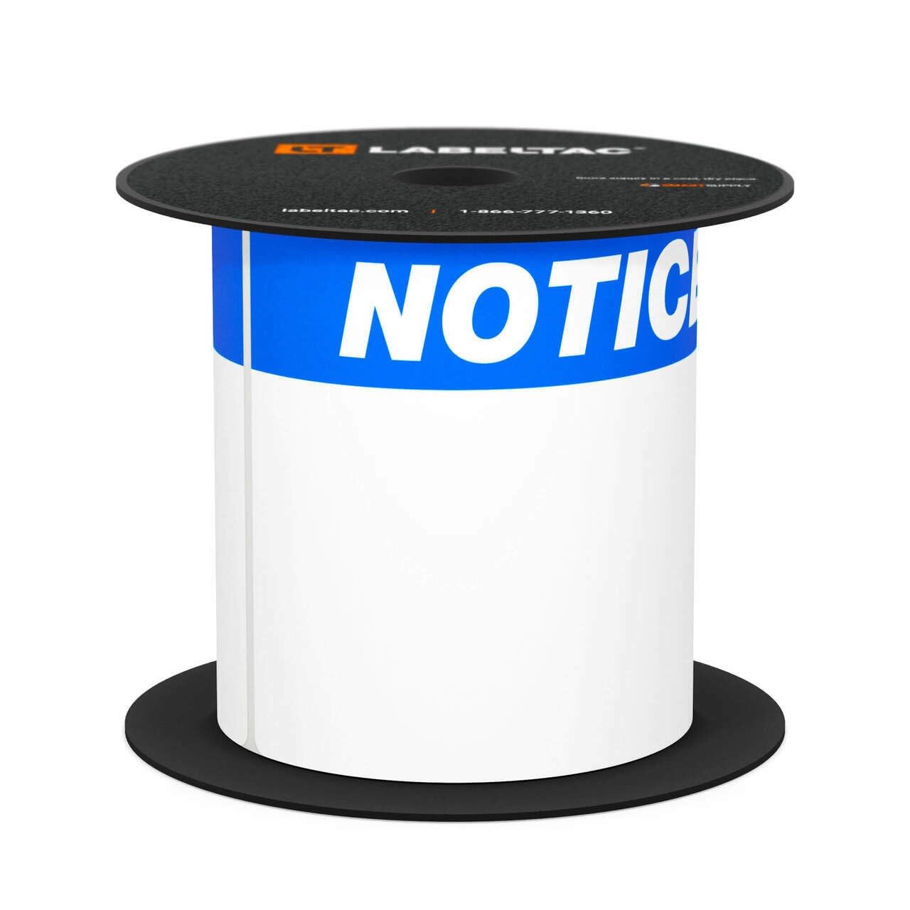 LabelTac 4 and Pro Model Die-Cut Notice OSHA Header Roll 4