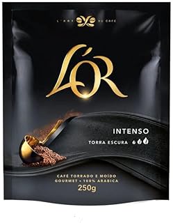 L'or café torrado e moído intenso l'or torras gourmet sachê 250g