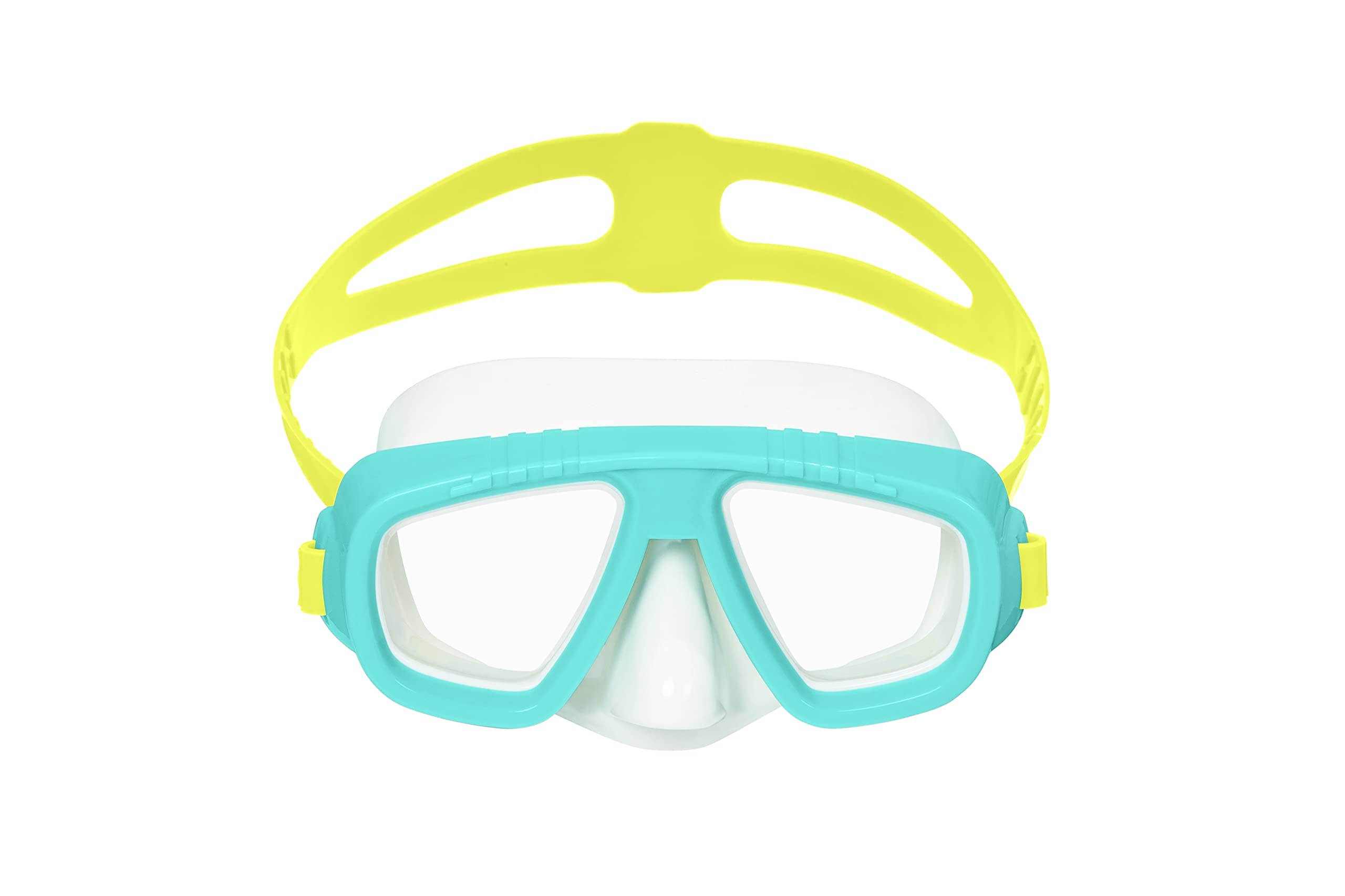 BESTWAY - Maska do nurkowania Lil' Caymen - Akcesorium do nurkowania - 22011N - Losowy model - 3 lata i 6 lat - Poliwęglan - 17 cm - Dziecko - Snorkeling - Artykuł sportowy