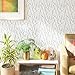 LEVOWAY 33 Pack 3D Wall Panels for Interior Wall Decor, 12''x12'' White Accent Textured Wall Panels, Wall Covering Panles for Living Room, Gaming Room, TV Background, Cover 32 Sq.Ft