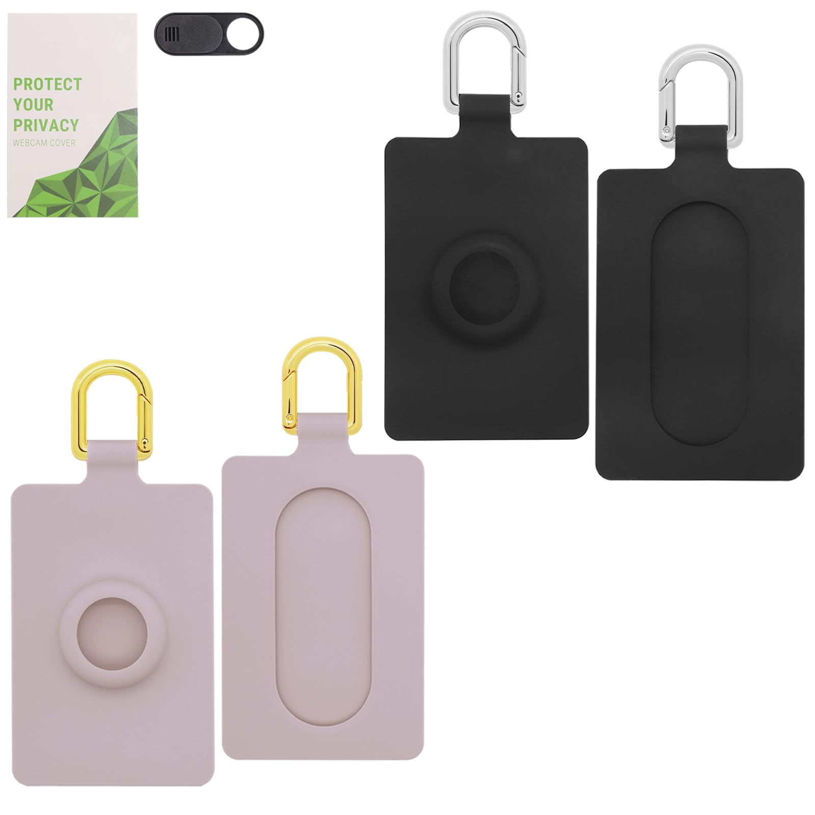 Tesla Key Card Holder with AirTag Slot, Tesla Card Key Holder for Model 3 Y S X Cybertruck with Key Rings, Key Card Protective Case Cover for Tesla -