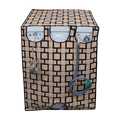 Image of Lithara Waterproof Front Load Washing Machine Cover For 6 kg, 6.2 Kg, 6.5 Kg, 7 Kg (Design 12)