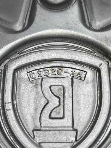 Borghini B20 Black and Machined Wheel Center Cap CSB20-2A